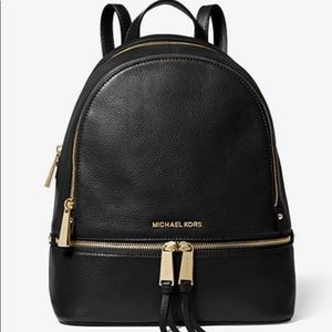 Rhea Medium Leather Backpack